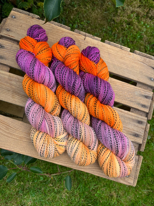 Safai Sock Orange / Lila - 25094