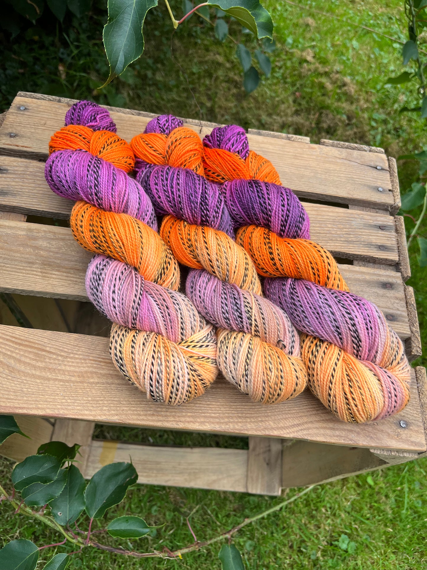 Safai Sock Orange / Lila - 25094