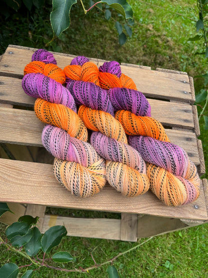 Safari Sock Orange / Lila - 25094