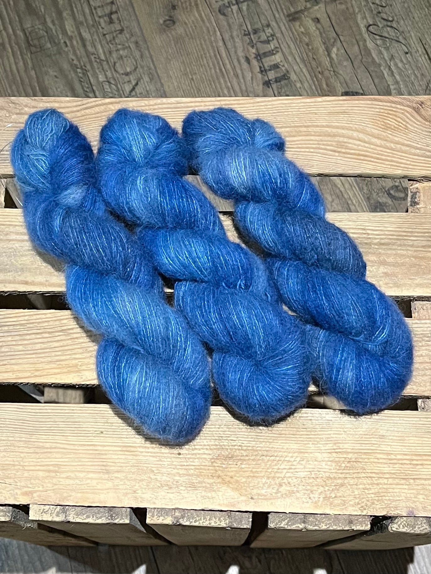 Wolkig Blau dunkler - 26036