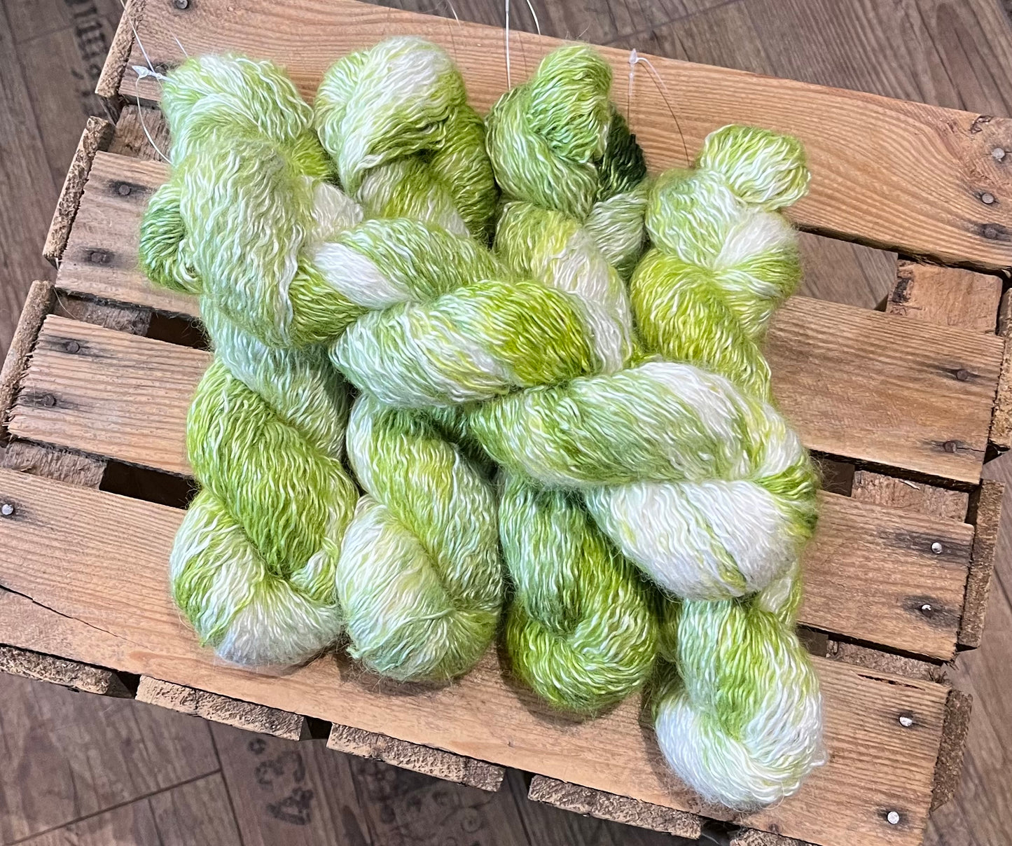 Fluffi grün natur 25128