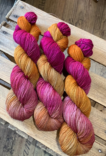 Himalaya Sock pink-orange - 25017