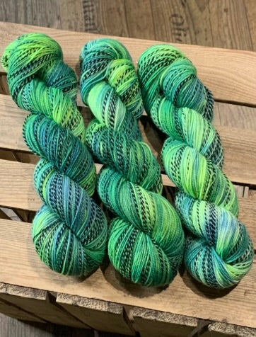 Safari Sock Blau Grün Gelb - 25041