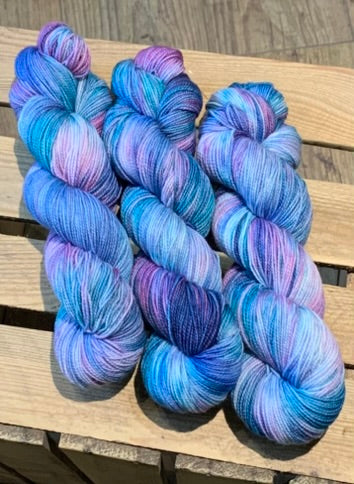 Goldrausch Teal-Blau-Plum - 25053
