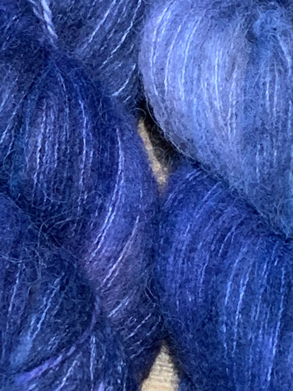 Wolkig Blau dunkler - 25061